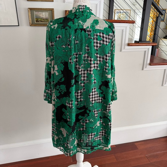 DIANE VON FURSTENBERG Layla Silk Dress Sz 10 - Picture 4 of 5